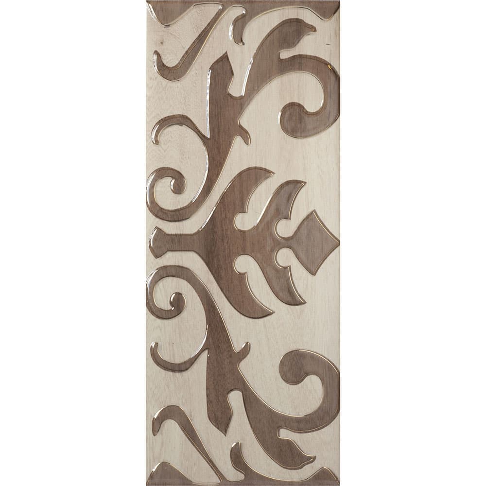 Плочки за стенна декорация IJ Lucia ornament 200x500мм светла фасет лукс