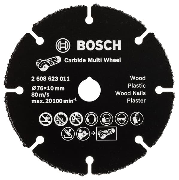 Карбиден мултидиск Bosch 76х10х1мм 