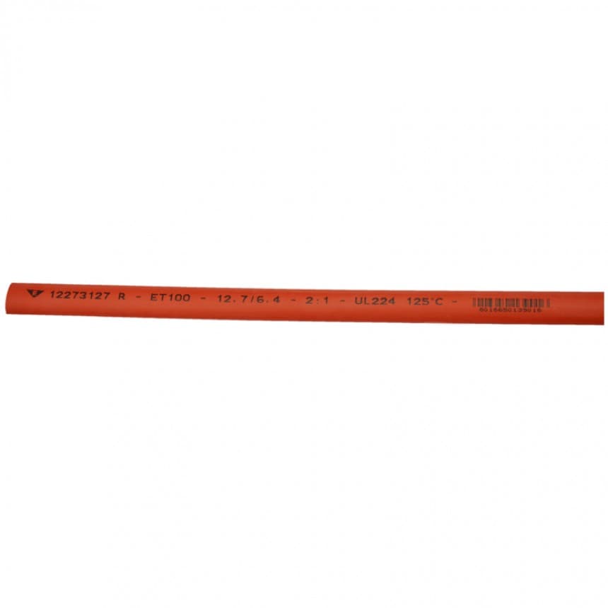 Термосвиваем шлаух Elematic ET100 12273127R червен ø12.7/6.4мм 1м