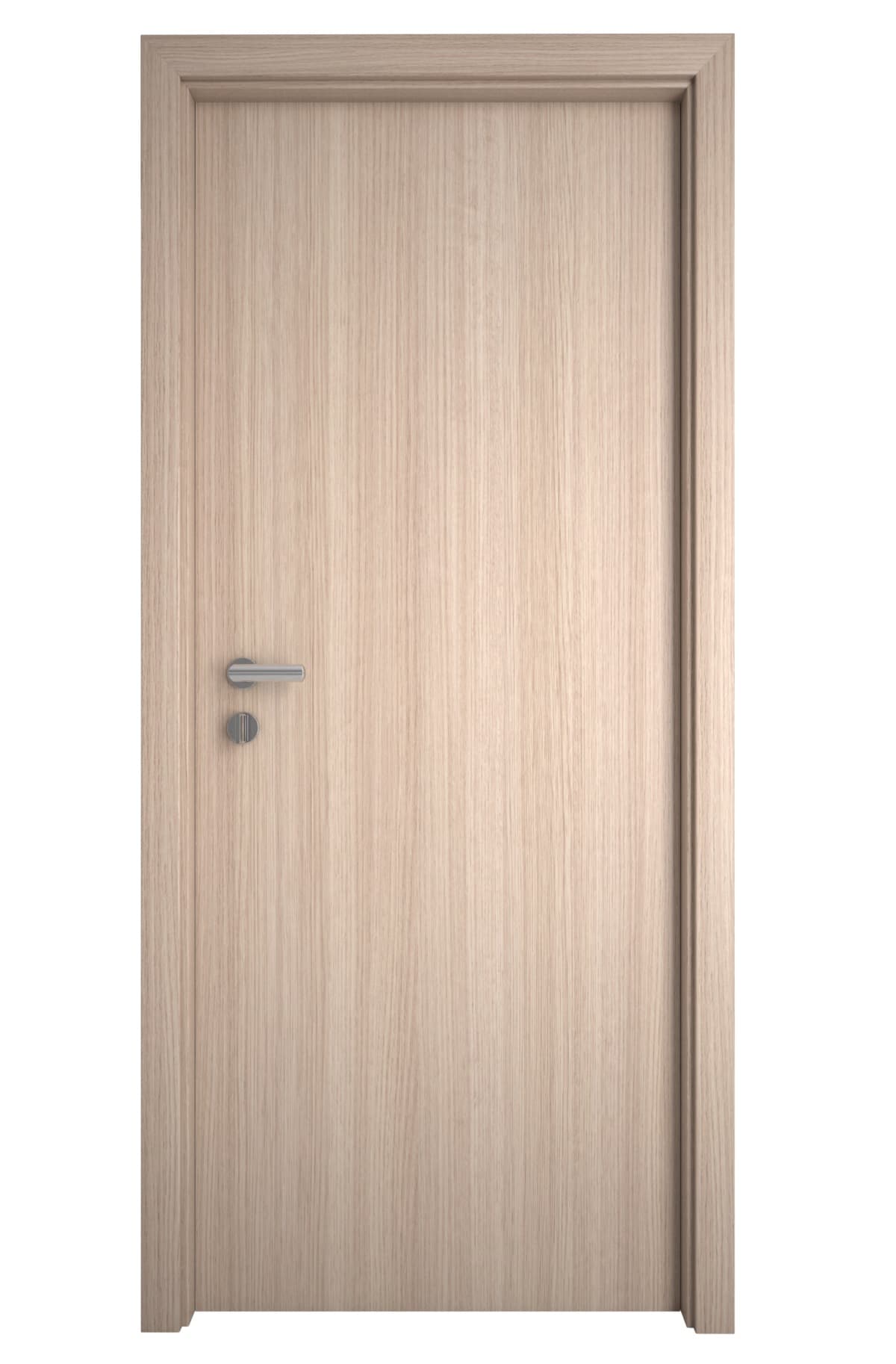 Интериорна врата лява 87x200см снежен дъб