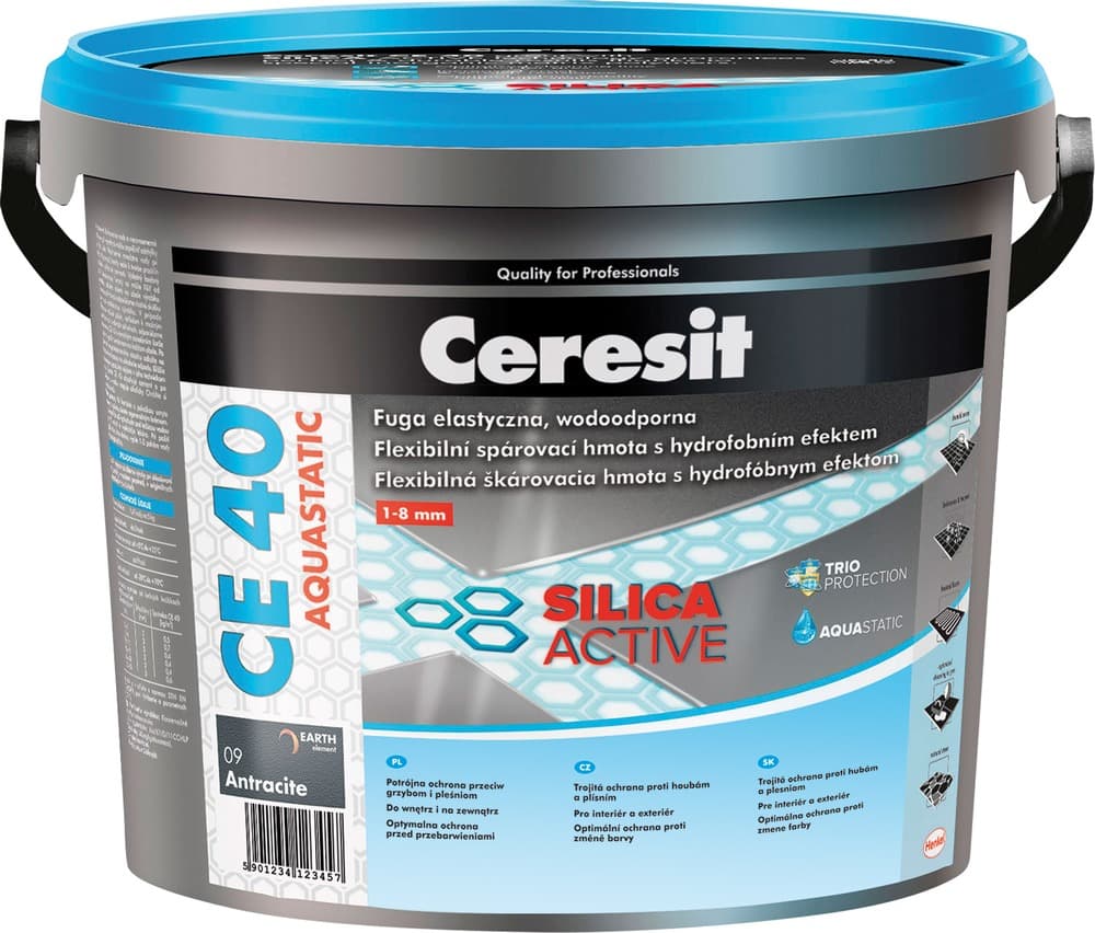 Аквастатична фугираща смес Ceresit CE 40 Aquastatic бахама 5кг