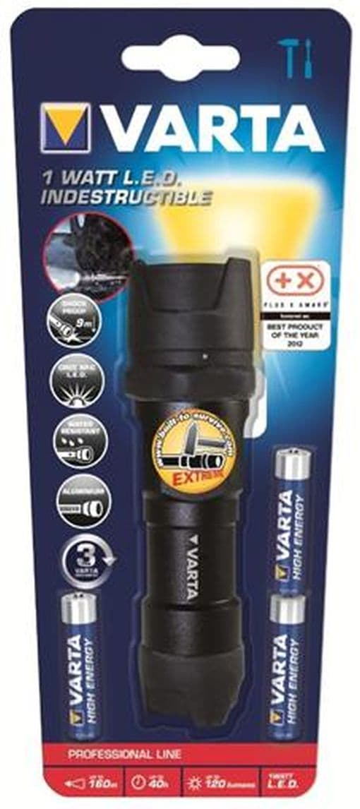 Неразрушим LED фенер 18700 / 1W 3хAAA 