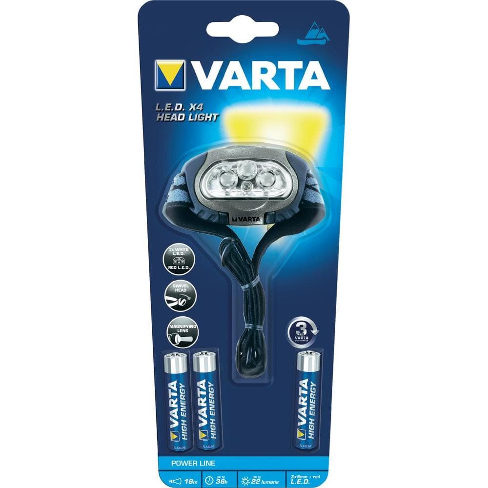 Челник 17631  LED x4 Head Light  3AAA