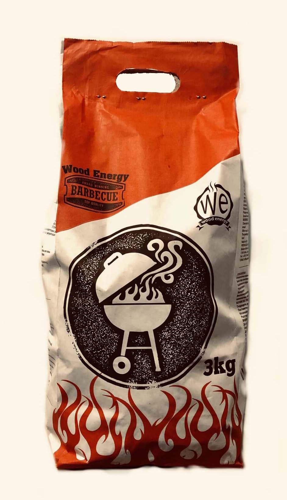 Дървени въглища Wood Energy 3кг