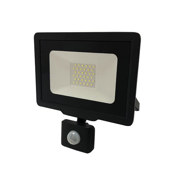 LED прожектор със сензор Optonica черен 50W IP65 6000K
