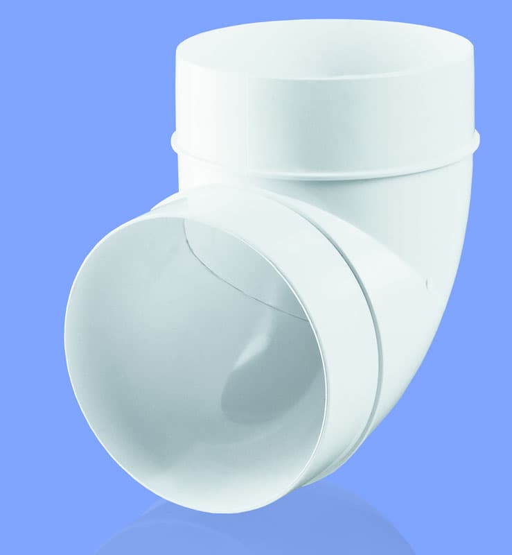 Кръгло коляно Vents 222 / ø125 мм 