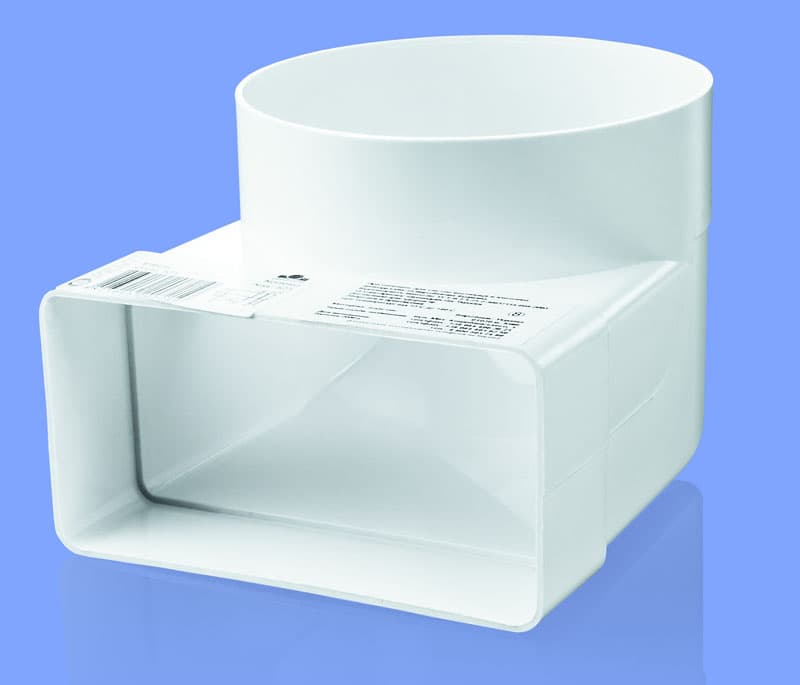 Коляно Vents 822 / 60х204 към ф125 мм