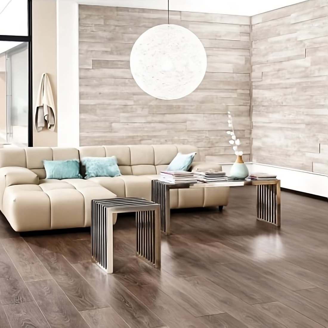 3D MDF ламперия алабастър Krono Original Kronowall 129,6х13,2х1,2см