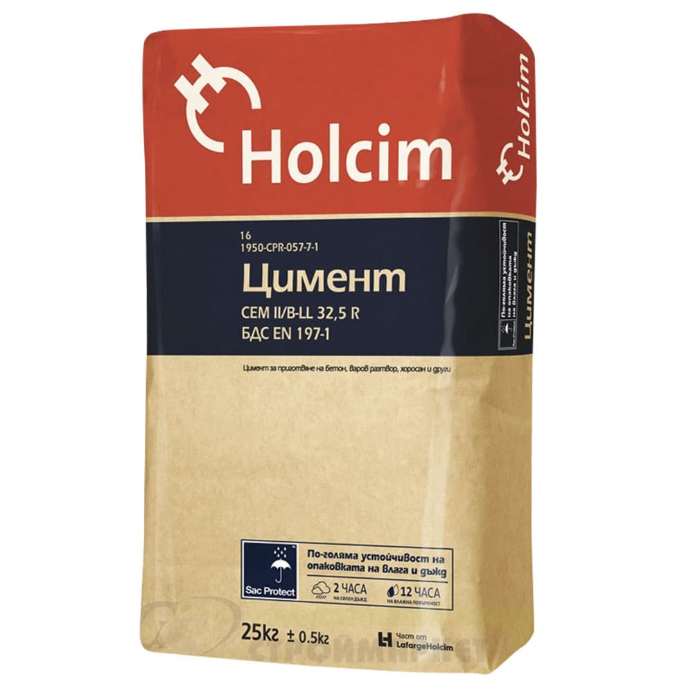Цимент Holcim Cem II / B-LL 32.5 R 25 кг
