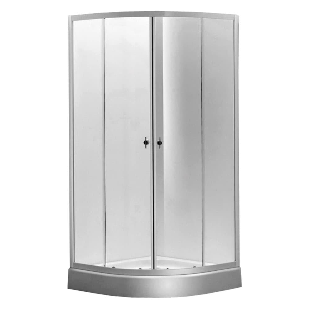 Овална душ кабина с корито Пролет 90x90x194см