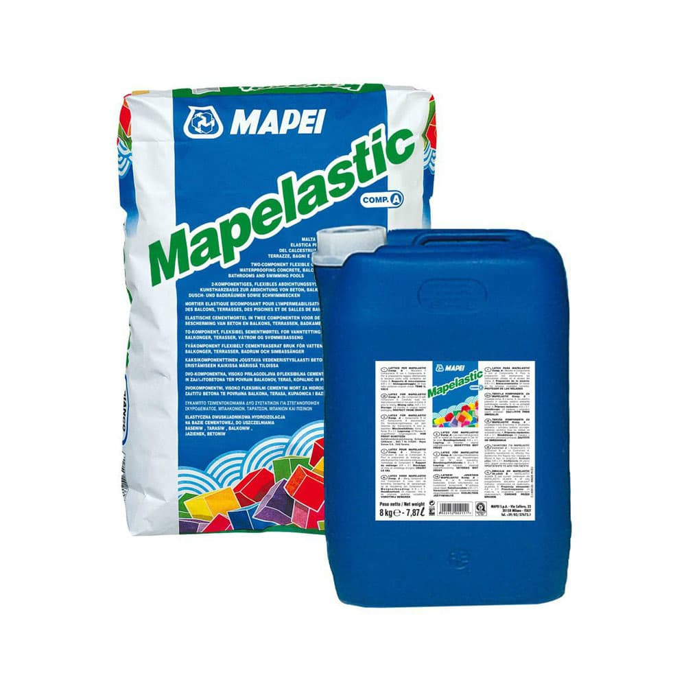 Еластична циментова хидроизолация Mapelastic (A) 2К 24кг