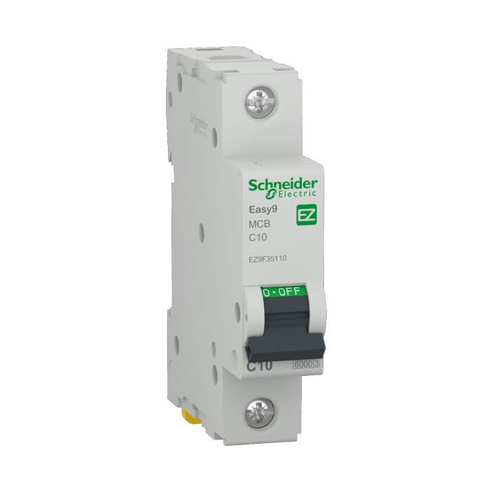 Прекъсвач Schneider Easy9 EZ9F35110 / 1P / 10A / крива С / 6kA