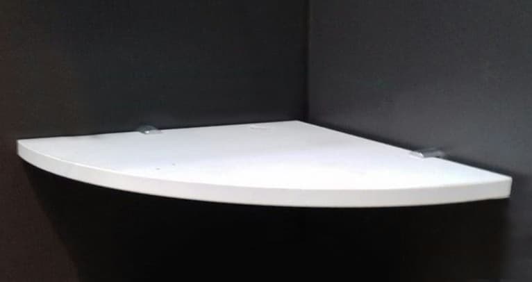 Ъглова полица за баня 25x25см