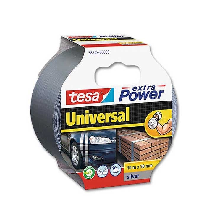 Универсална изолационна хоби лента Tesa Extra Power 10м / 50мм сива 
