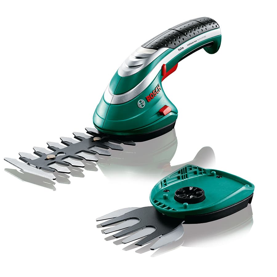 Акумулаторна ножица за трева и храсти с два ножа Isio Bosch 3.6V