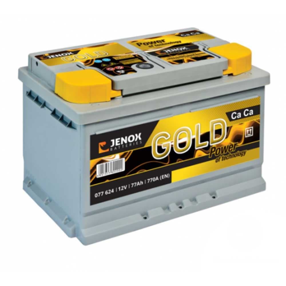 Акумулатор JENOX GOLD НЕОБСЛУЖВАЕМ 12V 77AH/770EN