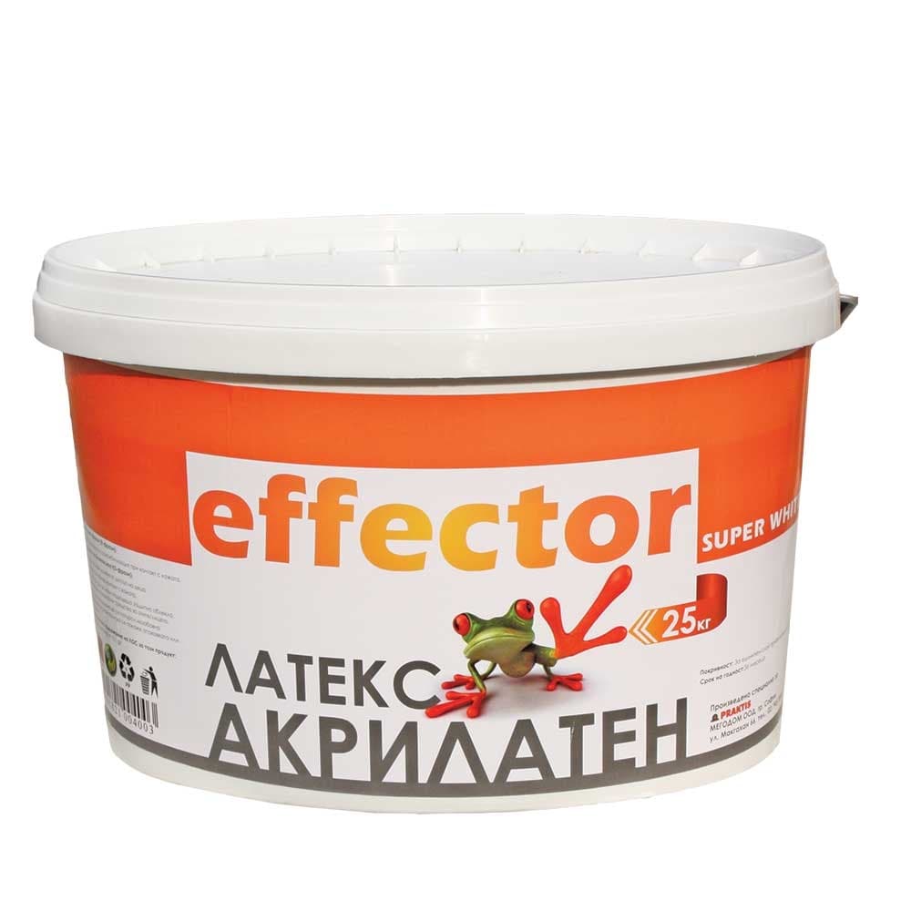 Акрилен латекс Effector 25кг бял