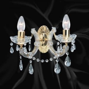 Marie Therese аплик  месингкристал 2x60W E14