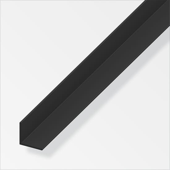 Ъглов PVC профил 15х15мм черен 