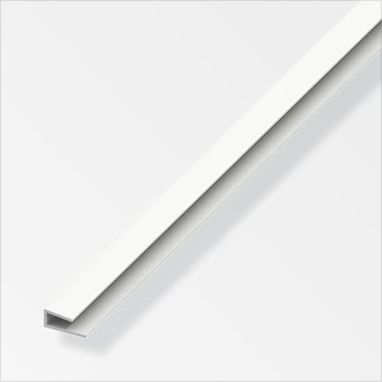 Кантоващ PVC профил 4х15мм бял  
