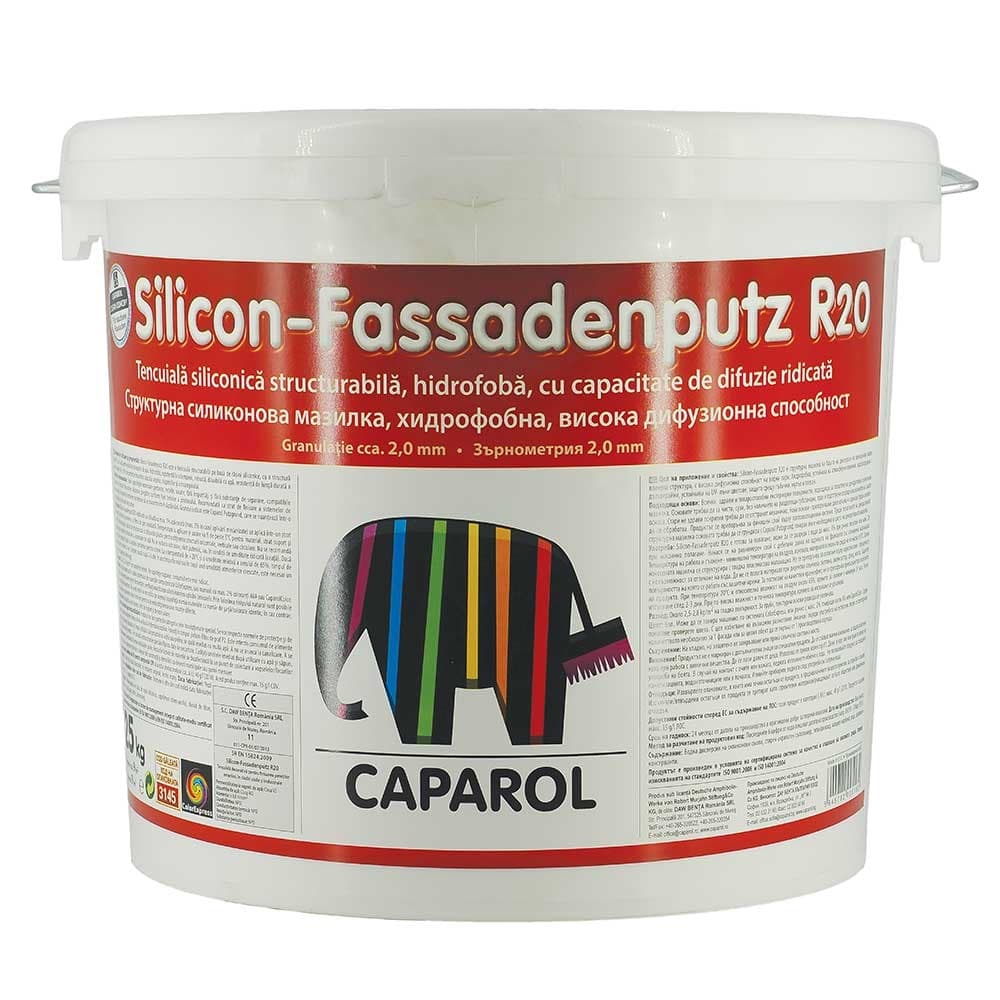 Силиконова мазилка Caparol Silicon-Fassadenputz R20 база 25кг