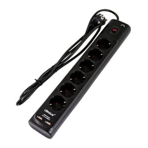 Разклонител с 2 USB, 1.5 м