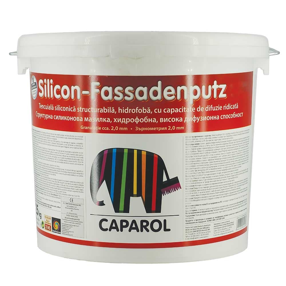 Силиконова мазилка Caparol Silicon-Fassadenputz К15 бяла 25кг