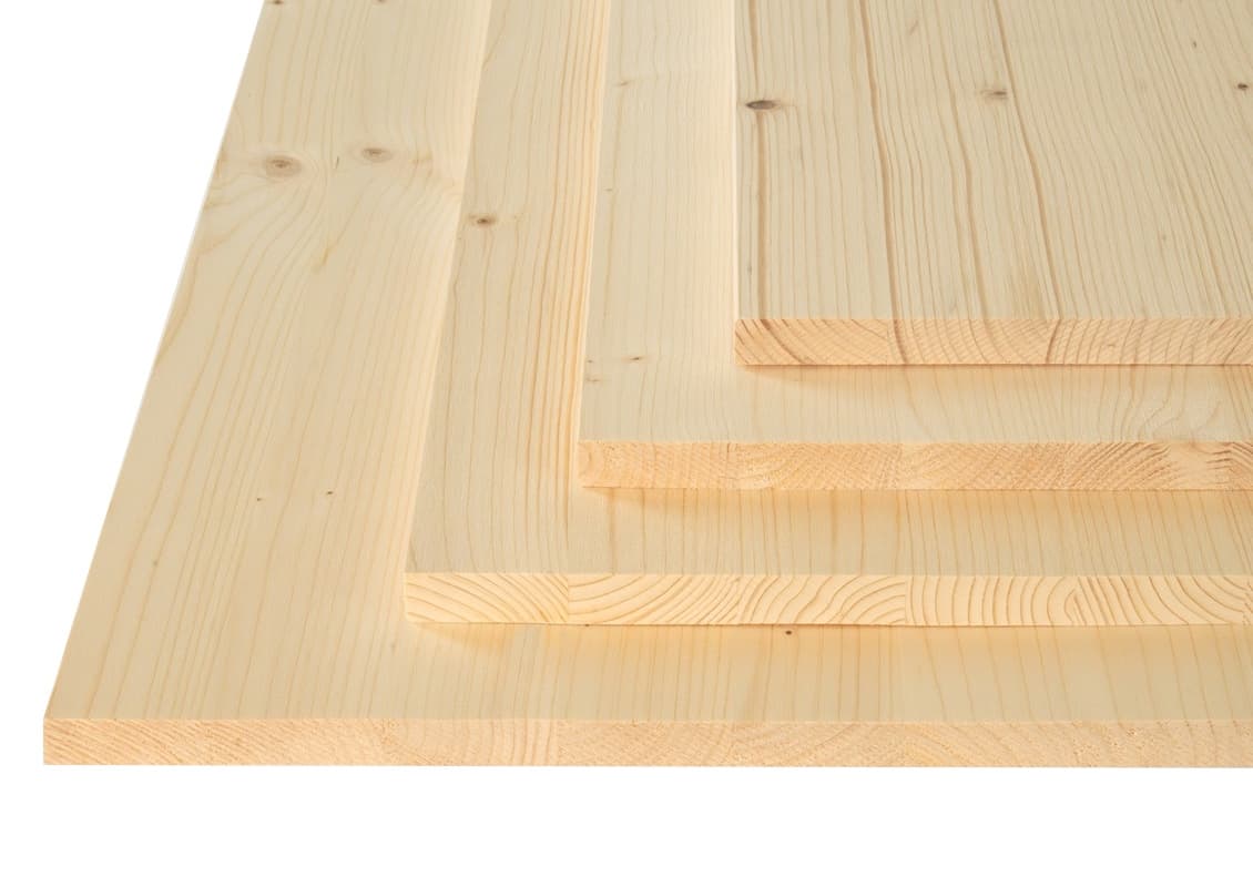Слепено дърво смърч / ела 1200x600x28мм