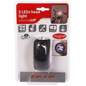 Светлина за велосипед  5 led бяла