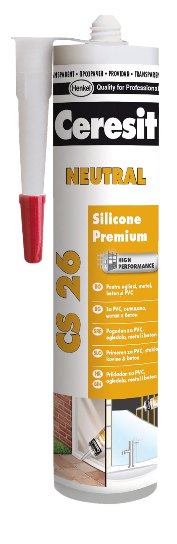 Неутрален силикон Сeresit висок клас прозрачен