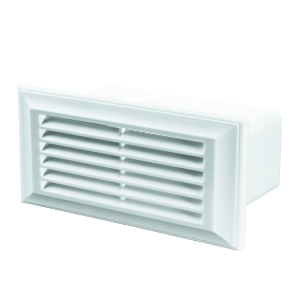 PVC решетка за въздуховод с борд Vents 871 60х204 / 137x88x73мм