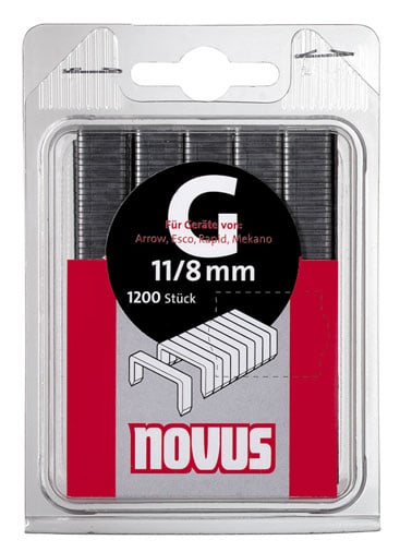 Скоби за такери Novus 10.6х1.25x6мм / 1200 броя