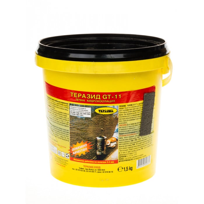 Течна хидроизолация Теразид GT-11 1,5кг