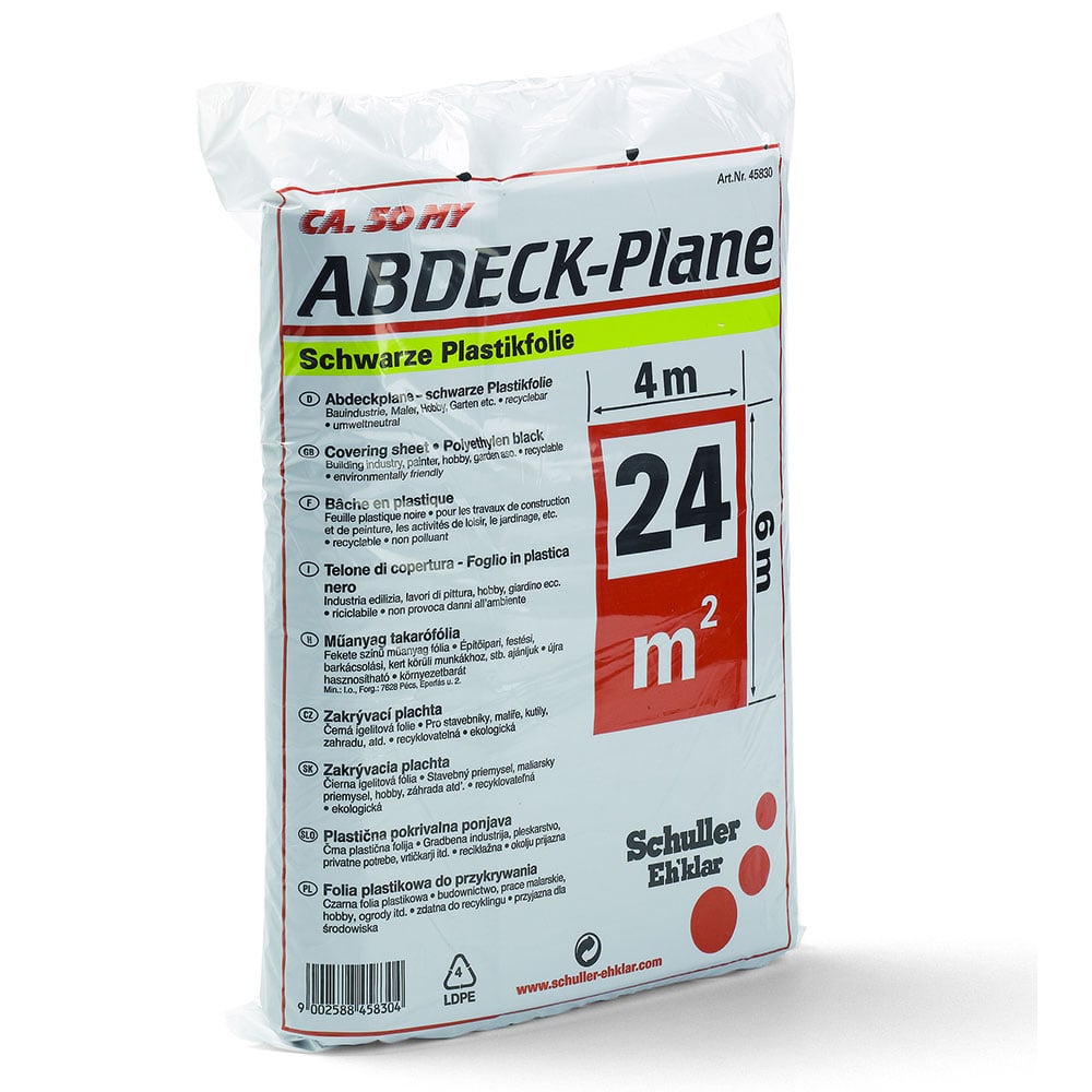 Покривен найлон 50my 4х6м черен