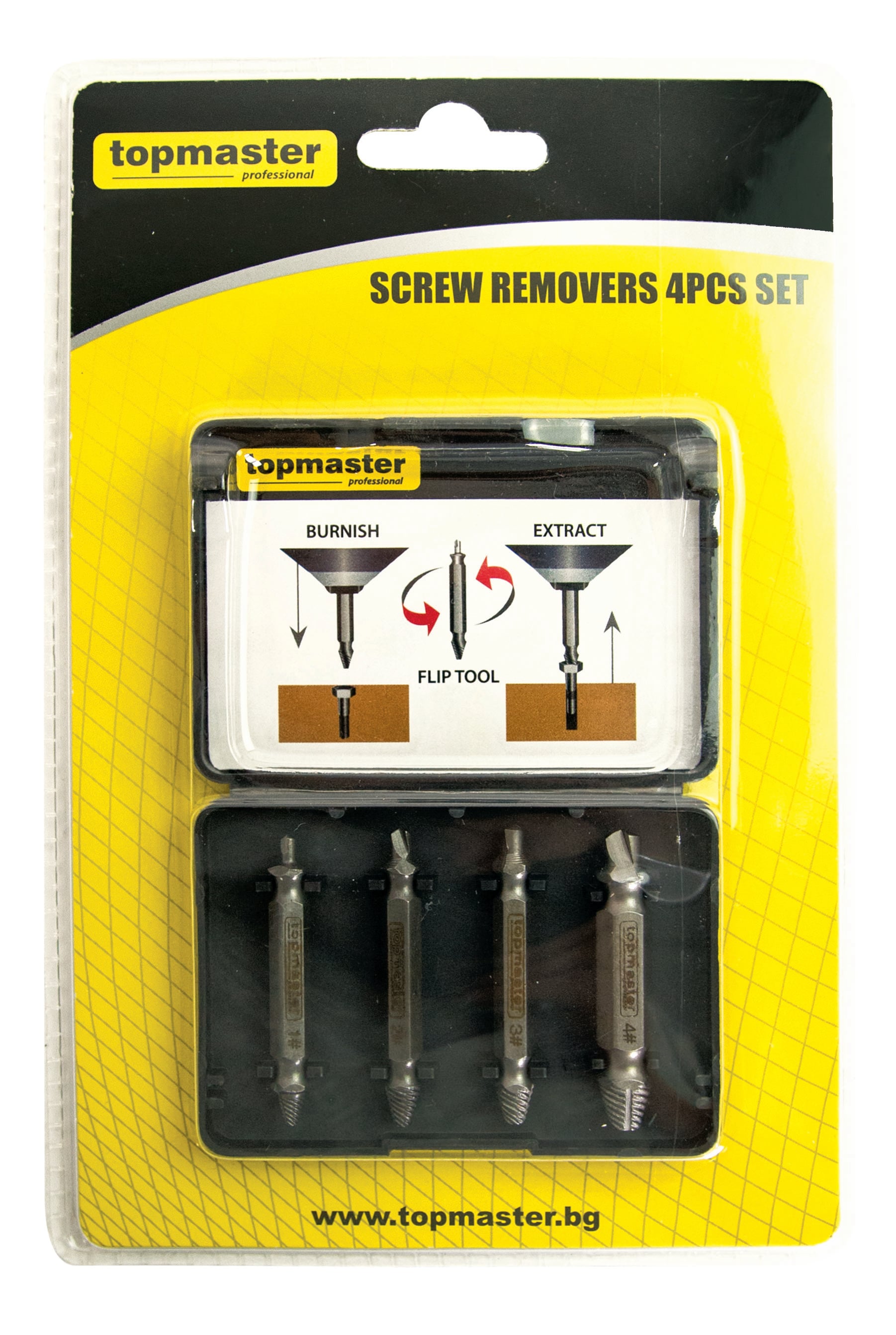 Екстрактори комплет Topmaster 4 броя