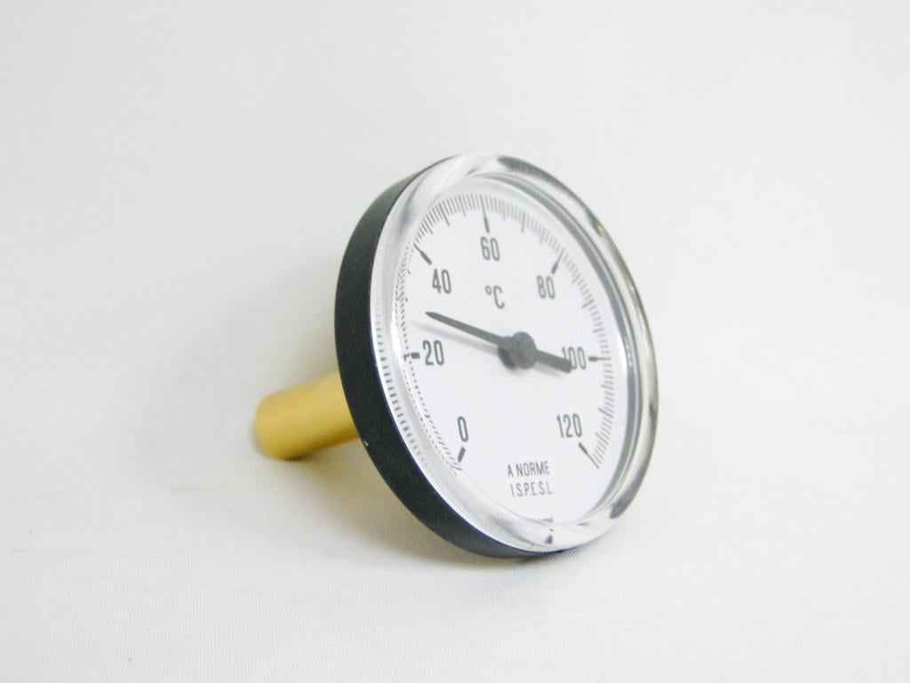 Потопяем пластмасов термометър Cewal 0°-120° ø63мм