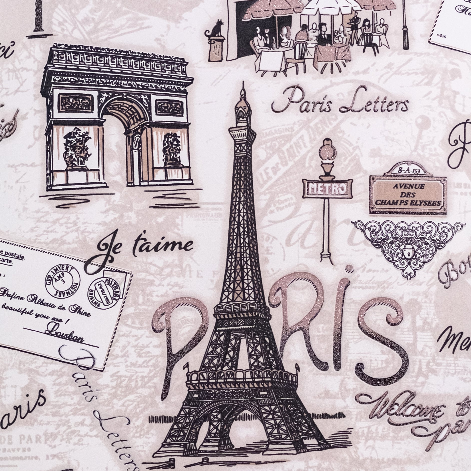 ПВЦ тапет Авеню декор МНК1/0670