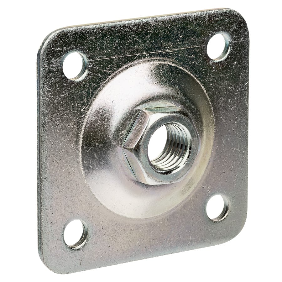 Планка за стена 80*80мм с резба за панта