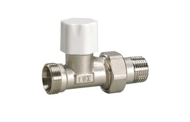 Прав секретен радиаторен кран Luxor DD131 24x19мм