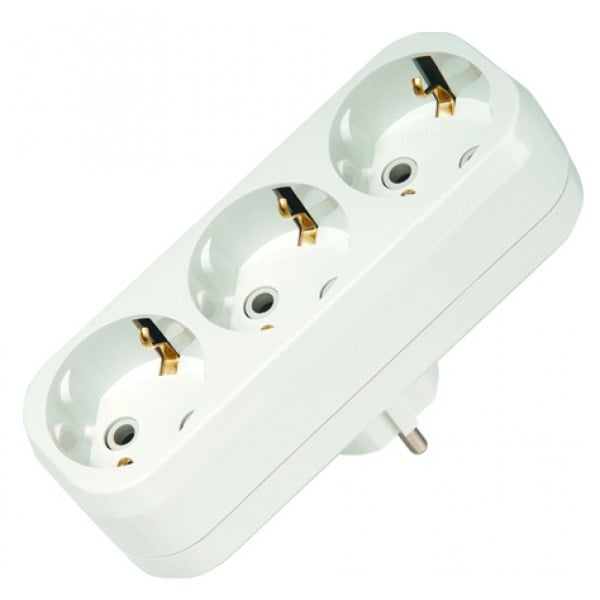 Разклонител за контакт 3-ка Goliath 10033 16А