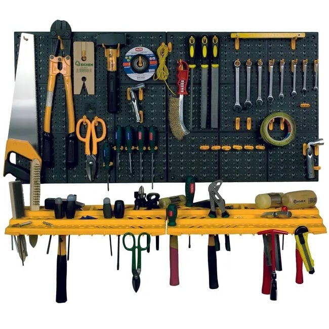 PVC панели 2 броя / 50х50 + 2 броя рафт + 50 броя куки