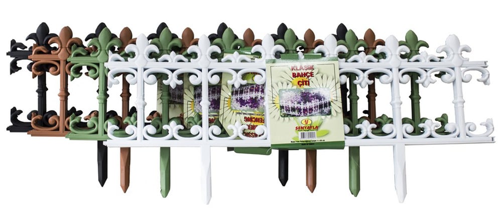 Декоративна ограда 20 х 86 см / светлозелена