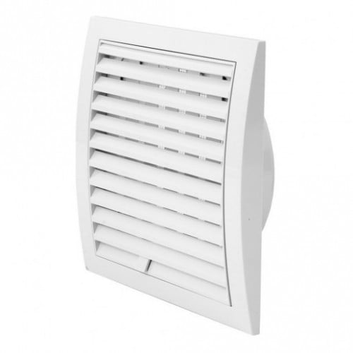 ПВЦ регулируема решетка 190х190мм / фланец ø125мм