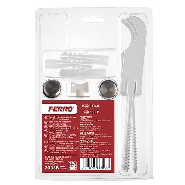 Комплект редукции и носачи Ferro ZGG3B 1х1/2"