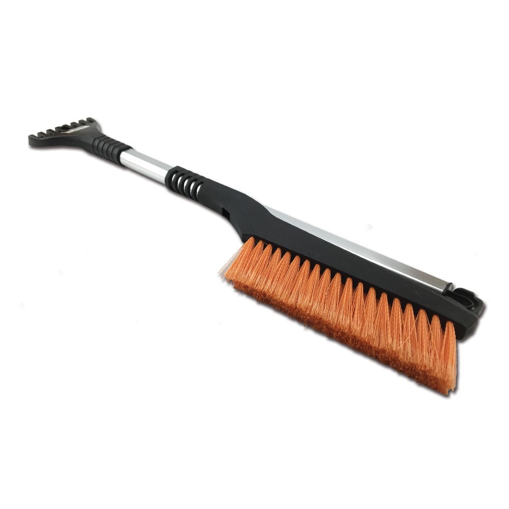 Телескопична стъргалка за лед с четка Care оранжева 63-89см