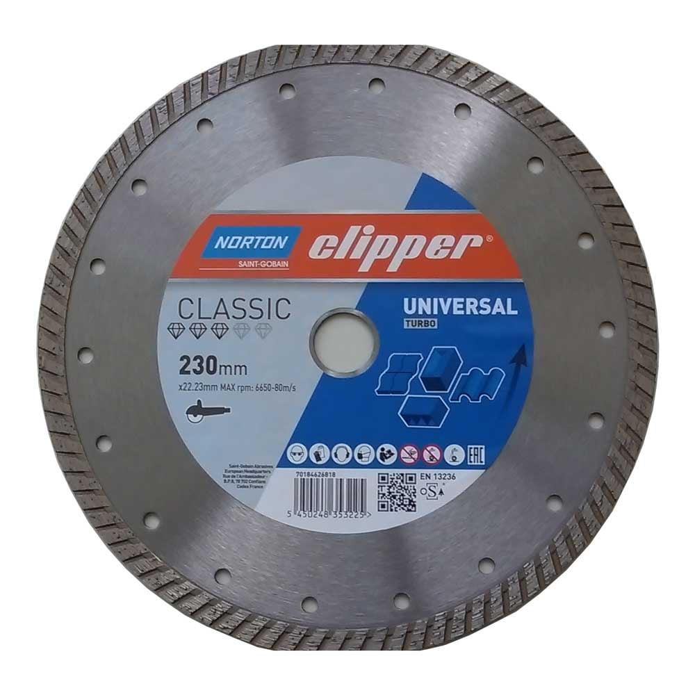 Диамантен диск Norton Класик Универсъл Турбо ø180х22.23мм
