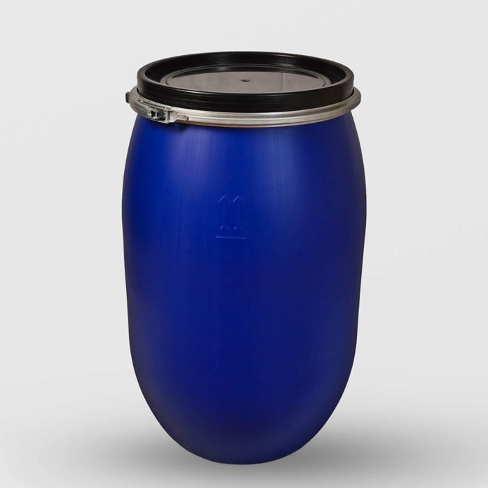 Пластмасов кръгъл бидон с обръч Sterk 150 л