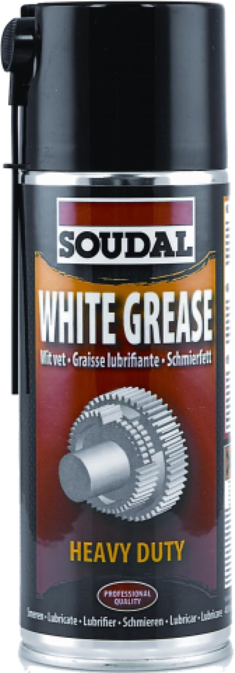 Технически спрей Бяла грес Soudal 400мл