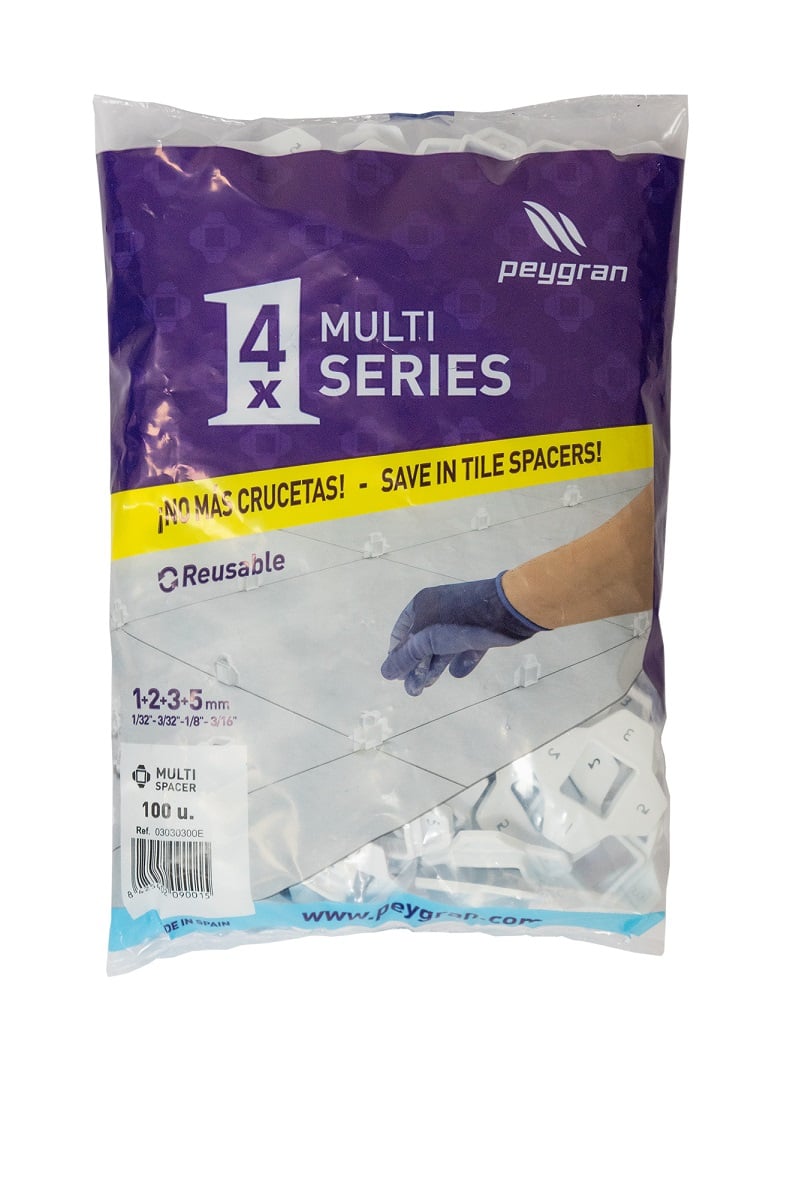 I мулти дистанционер за фуга 1/2/3/5 мм Peygran 100 броя