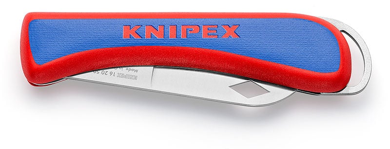 Сгъваем електротехнически нож Knipex 16 20 50 SB / 80 мм